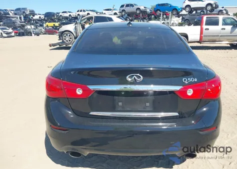 2014 Infiniti Q50 из США, поврежденный, VIN JN1BV7APXEM677624